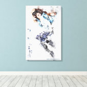 Dansmeisje Canvas Afdruk (Insitu (Houten vloer))
