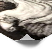 dansmeisjes in de tuin door Rackham Poster (Hoek)