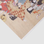 Dansmensen, Kiitsu Tissuepapier (Detail)