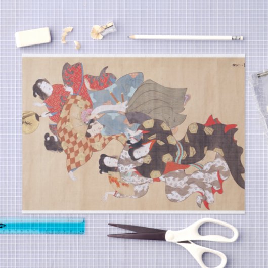 Dansmensen, Kiitsu Tissuepapier (Craft)