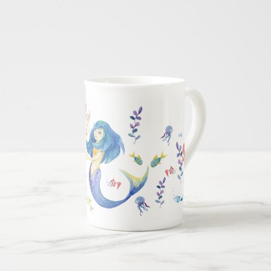 Dansmermaid Porselein Kop (Voorkant rechts)