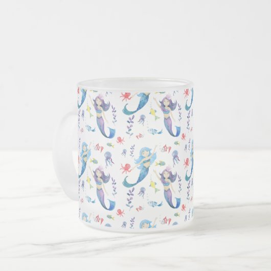 Dansmermaïden Matglas Koffiemok (Voorkant links)