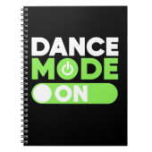 Dansmodus ingeschakeld notitieboek (Voorkant)