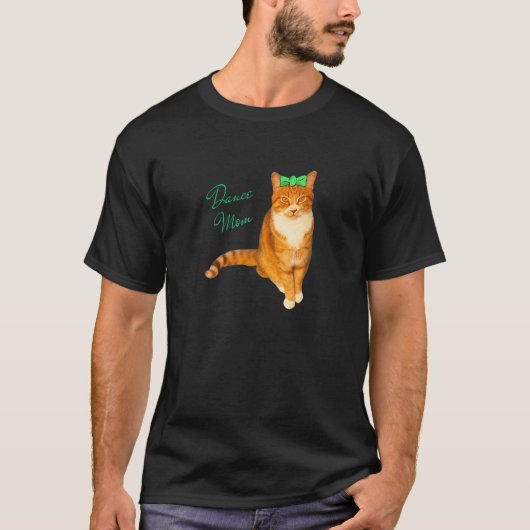 Dansmoeder Oranje Abby Kat T-shirt (Voorkant)