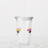 Dansmoeder professionele Bobby Pin Finder-beker Acryl Drinkbeker (Rechts)