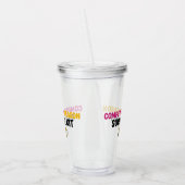 Dansmoeder professionele Bobby Pin Finder-beker Acryl Drinkbeker (Links)