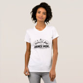 Dansmoeder slanke T-shirt (Voorkant volledig)