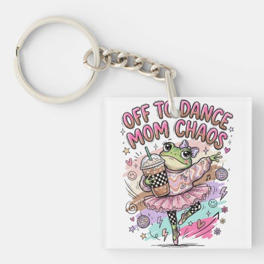 Dansmoeder sleutelhanger (voorkant)
