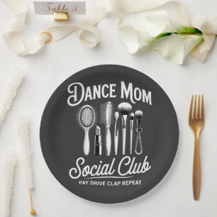 Dansmoeder sociale club mama papieren bordje