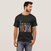 Dansmoeder T-shirt voor mannen Luipaard Grappige d (Voorkant volledig)