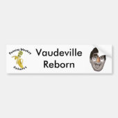 Dansmonkey Cabaret Vaudeville Reborn Bumpersticker (Voorkant)