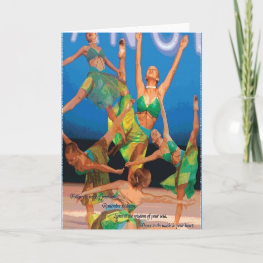 dansmotivatie kaart (Voorkant)