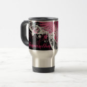 Dansmuziek 15 oz. Roestvrij staal Travel Mug Cup Reisbeker (Voorkant links)