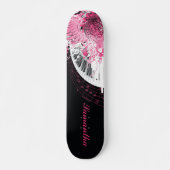 Dansmuziek Discobal Piano Old School Skateboard (Voorkant)
