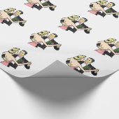 danspaar cadeaupapier (Hoek)