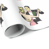 danspaar cadeaupapier (Rol Hoek)