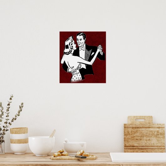  danspaar poster (Keuken)