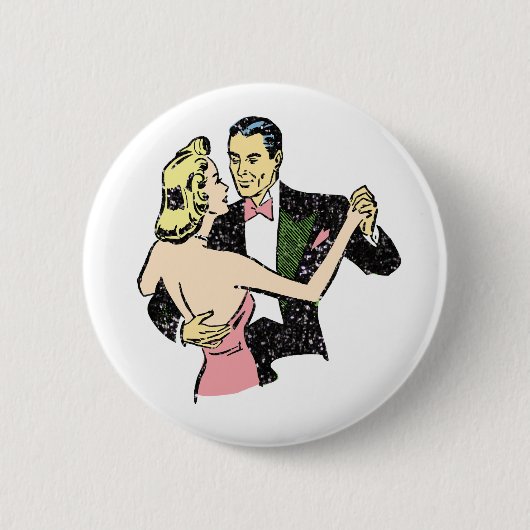 danspaar ronde button 5,7 cm (Voorkant)