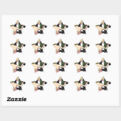 danspaar ster sticker (Vel)