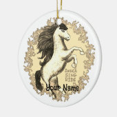 Danspaard Keramisch Ornament (Links)