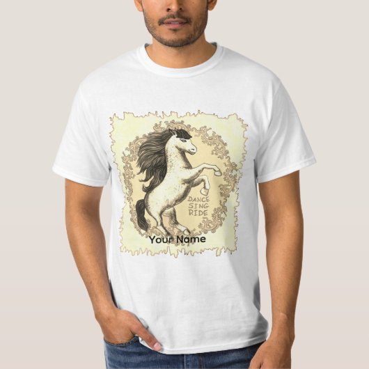 Danspaard t-shirt (Voorkant)