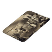 Danspartij in Kagha-Choura, Dagestan, bord 55 Magneet (Linkerzijde)