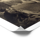 Danspartij in Kagha-Choura, Dagestan, bord 55 Poster (Hoek)