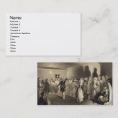Danspartij in Kagha-Choura, Dagestan, bord 55 Visitekaartje (Voorkant / Achterkant)