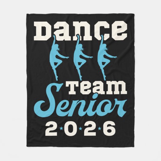 Dansploeg seniorklas van 2026 fleece deken (Voorkant)