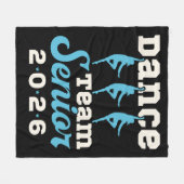 Dansploeg seniorklas van 2026 fleece deken (Voorkant (Horizontaal))
