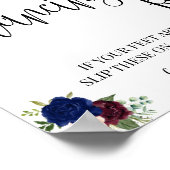 Danspootteken teenslippers bruiloft marjogant poster (Hoek)