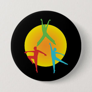 Dansposes Ronde Button 7,6 Cm