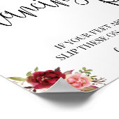 Danspoten teenslippers trouwmarsala poster (Hoek)