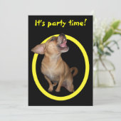 Danspuggle Birthday Party Kaart (Staand voorkant)