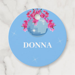 DansQueen Bachelorette Name Tag Bedankjes Labels