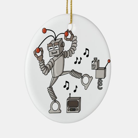 Dansrobot Keramisch Ornament (Rechts)