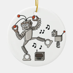 Dansrobot Keramisch Ornament