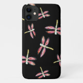 Dansroze dragonfly Girly Case-Mate iPhone Case (Achterkant)