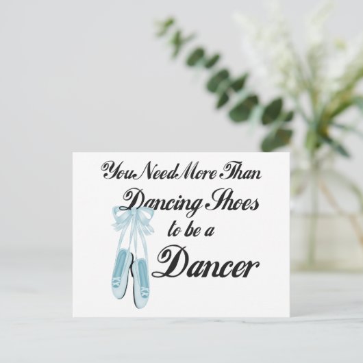 Dansschoenen Briefkaart (Staand voorkant)