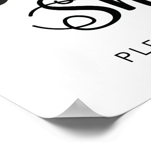 Dansschoenen bruiloft | Moderne kalligrafie Poster (Hoek)