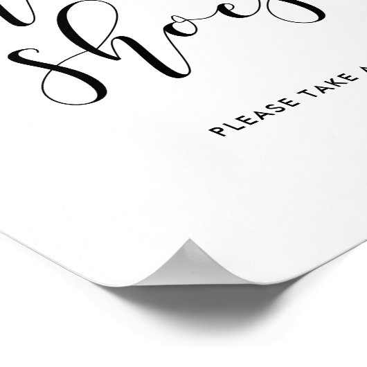 Dansschoenen bruiloft poster (Hoek)