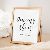 Dansschoenen bruiloft poster