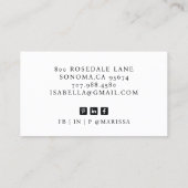 Dansschoenen Dance Instructor Visitekaartje (Achterkant)