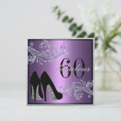 Dansschoenen - Fantastische uitnodiging voor 50e v (Staand voorkant)