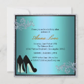 Dansschoenen - Fantastische uitnodiging voor 50e v (Achterkant)