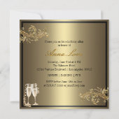 Dansschoenen - Fantastische uitnodiging voor 50e v (Achterkant)