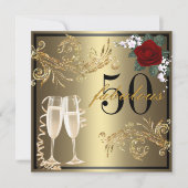 Dansschoenen - Fantastische uitnodiging voor 50e v (Voorkant)