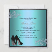 Dansschoenen - Fantastische uitnodiging voor 50e v (Achterkant)