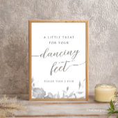 Dansschoenen Flip Flop Sign Minimale Moderne Boho Kaart