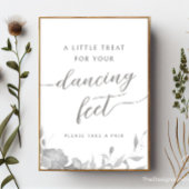 Dansschoenen Flip Flop Sign Minimale Moderne Boho Kaart